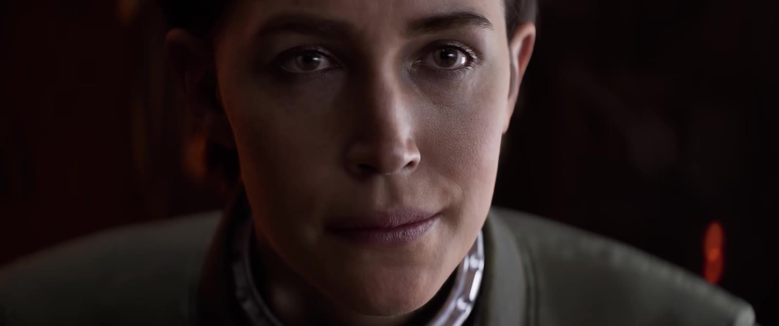 Close-up of the new Celeste in the ARC Raiders Frozen Trail trailer, her face now captured from voice actor Diana Gardner. Image: Embark Studios