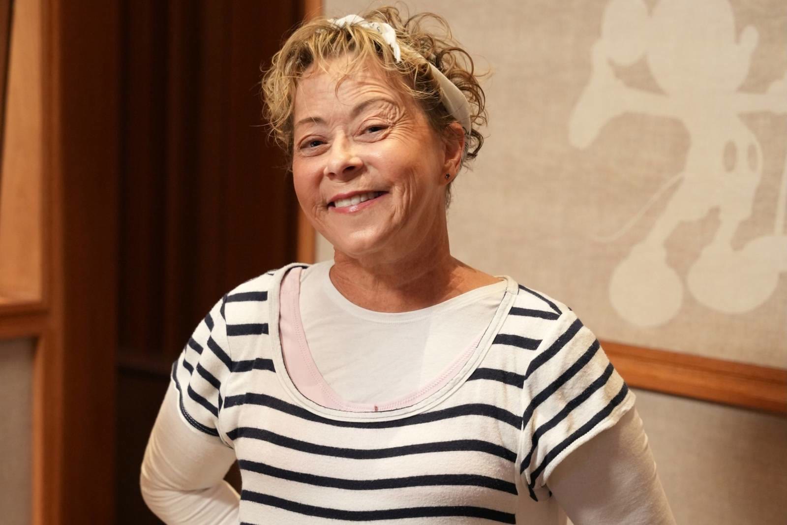 Debi Derryberry smiling in a Disney recording studio during the Carousel of Progress session. Image: Walt Disney Imagineering