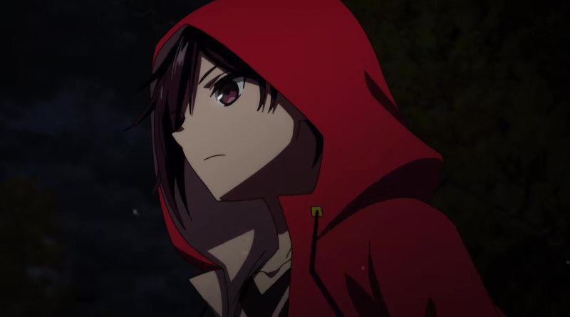 Fushigi Chino con su capucha roja de noche, en el tráiler oficial de Horror Collector. Imagen: NHK Enterprises
